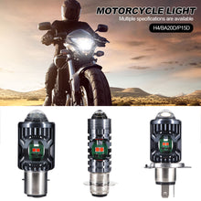 Load image into Gallery viewer, 12-80V LED Motorcycle Scooter Headlamp Head Light DRL High Low Fog Light With Four Modes H4 P15D BA20D
