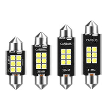 Load image into Gallery viewer, 1Pc 31MM 36MM 39MM 41MM 6LED Bulbs Canbus Festoon C5W 3030 Chip Car Interior Dome Light Reading Light 12V/24V
