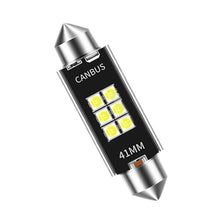 Load image into Gallery viewer, 1Pc 31MM 36MM 39MM 41MM 6LED Bulbs Canbus Festoon C5W 3030 Chip Car Interior Dome Light Reading Light 12V/24V
