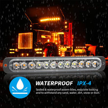 Load image into Gallery viewer, 12 LED Flash Light Auto 12-24V Emergency Flashing Stroboscopes Strobe Side Marker Light Bars Constantly Bright Lights
