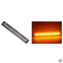 Load image into Gallery viewer, 12 LED Flash Light Auto 12-24V Emergency Flashing Stroboscopes Strobe Side Marker Light Bars Constantly Bright Lights
