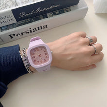Load image into Gallery viewer, Fashion Ladies Watch Square High-Value Digital Pointer Ladies Watch
