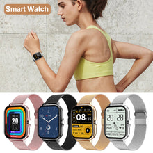 Load image into Gallery viewer, Men Women Smart Watch Waterproof Sports Fitness Bluetooth Couple Watch Touchscreen Stainless Steel Smart Watch
