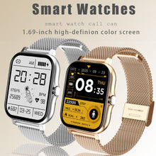 Load image into Gallery viewer, Men Women Smart Watch Waterproof Sports Fitness Bluetooth Couple Watch Touchscreen Stainless Steel Smart Watch
