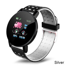 Load image into Gallery viewer, Smart Watch Men Women Heart Rate Blood Pressure Monitoring Fitness Sport racker Bluetooth Play Music Call 119 Smart Watch
