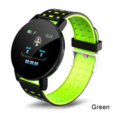 Load image into Gallery viewer, Smart Watch Men Women Heart Rate Blood Pressure Monitoring Fitness Sport racker Bluetooth Play Music Call 119 Smart Watch
