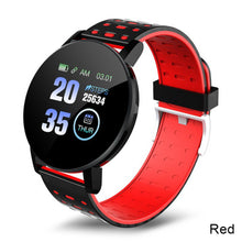 Load image into Gallery viewer, Smart Watch Men Women Heart Rate Blood Pressure Monitoring Fitness Sport racker Bluetooth Play Music Call 119 Smart Watch
