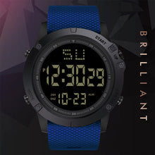 Load image into Gallery viewer, Men Sport Watch Multifunction Military Sports Watch Waterproof Luminous LED Digital Kids Watch Big Dial Student Electronic Watch
