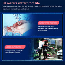 Load image into Gallery viewer, Men Sport Watch Multifunction Military Sports Watch Waterproof Luminous LED Digital Kids Watch Big Dial Student Electronic Watch
