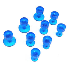 Load image into Gallery viewer, 9Pcs Car Repair Pit Puller Pulling Tabs Transparent Gasket Dent Repair Hail Dent Removal Tools Paintless Kit
