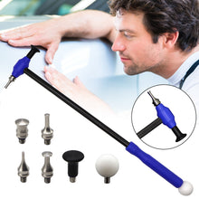 Load image into Gallery viewer, Titanium Alloy Tapper Hammer with Carbon Fiber Handle M8 Screw for Car Dent Repair Tools With 6 Tip for Replace

