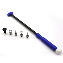 Load image into Gallery viewer, Titanium Alloy Tapper Hammer with Carbon Fiber Handle M8 Screw for Car Dent Repair Tools With 6 Tip for Replace
