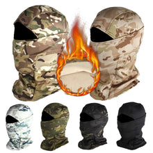 Load image into Gallery viewer, Warm Military Tactical Balaclava Winter Fleece Thermal Ski Snowboard Face Mask Bicycle Cycling Hunting Airsoft Camo Hats Scarf
