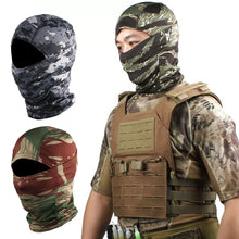 Load image into Gallery viewer, Tactical Airsoft Full Face Balaclava Mask Paintball Cycling Bicycle Hiking Scarf Fishing Snowboard Ski Masks Hood Hat Men Women
