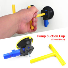 Load image into Gallery viewer, 75mm/3Inch Concave Vacuum Cup Heavy Duty Hand Pump Suction Cup with M6 Threaded Stud

