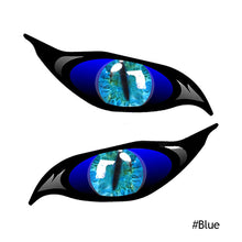 Load image into Gallery viewer, Motorcycle Car Stickers Occlusion Scratch Waterproof Windshield RV Anime Eyes Decal 13cm x 5cm
