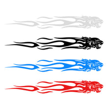 Load image into Gallery viewer, 2Pcs Car Decals Stickers Reflective Sticker Decoration Styling Motorcycles Tiger Flame Totem
