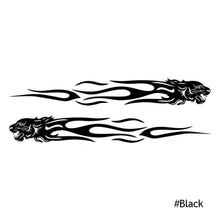 Load image into Gallery viewer, 2Pcs Car Decals Stickers Reflective Sticker Decoration Styling Motorcycles Tiger Flame Totem
