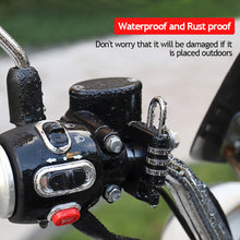 Load image into Gallery viewer, Motorcycle 3 Digit Code Combination Lock Anti-theft Scooter Helmet Lock for Handlebar Helmet Combination Lock Riding Accessories
