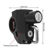 Load image into Gallery viewer, Portable Motorcycle Helmet Lock Anti-theft Security Safety Handlebar Locking Cycling Equipment
