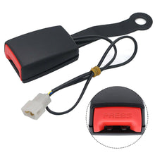 Load image into Gallery viewer, Universal Car Seat Belt Lock Auto Safety Seat Lock Seat Belt Buckle Socket Plug Connector Accessories with Signal Wire
