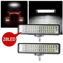 Load image into Gallery viewer, 84W 28LED Car Trucks Light LED Fog Lights Off Road Spot Beam Light Bar For ATV SUV DRL LED Spotlight Work Light Bar

