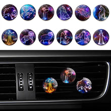 Load image into Gallery viewer, 12 Constellations Car Air Conditioner Outlet Clips Freshener Theme Vent Perfume Diffuser Aromatherapy Outlet Decor Air Freshener
