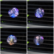 Load image into Gallery viewer, 12 Constellations Car Air Conditioner Outlet Clips Freshener Theme Vent Perfume Diffuser Aromatherapy Outlet Decor Air Freshener
