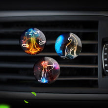 Load image into Gallery viewer, 12 Constellations Car Air Conditioner Outlet Clips Freshener Theme Vent Perfume Diffuser Aromatherapy Outlet Decor Air Freshener
