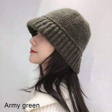 Load image into Gallery viewer, Versatile Knitting Wool Hat Fashion Retro Solid Color Knit Hat Soft Ear-protection Autumn Winter Woolen Hat
