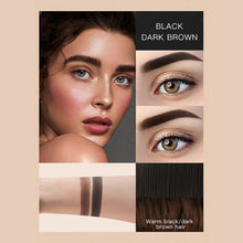 Load image into Gallery viewer, Double Head Eyebrow Cream Three-dimensional Face Shaping Shadow Powder Hairline Powder Waterproof Sweatproof Eyebrow Cream
