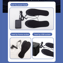 Load image into Gallery viewer, Winter Warm USB Heating Insole Washable Cuttable Heating Insole Convenient Intelligent Heating Insole
