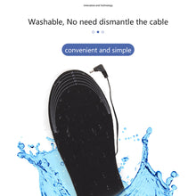 Load image into Gallery viewer, Winter Warm USB Heating Insole Washable Cuttable Heating Insole Convenient Intelligent Heating Insole
