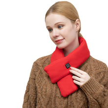 Load image into Gallery viewer, Winter Warm Heating Scarf Cold Resistant Intelligent Heating Scarf Portable Washable Heating Scarf for Women
