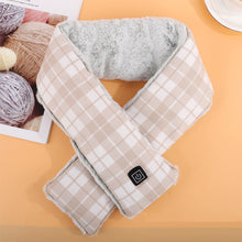 Load image into Gallery viewer, Graphene Electric Heating Scarf Winter Cold Proof Warm Plush Heating Scarf Portable Washable Heating Scarf for Women
