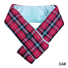 Load image into Gallery viewer, Graphene Electric Heating Scarf Winter Cold Proof Warm Plush Heating Scarf Portable Washable Heating Scarf for Women
