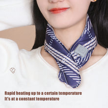 Load image into Gallery viewer, Graphene Electric Heating Scarf USB Charging Winter Warm Scarf Portable Foldable Intelligent Heating Scarf for Women
