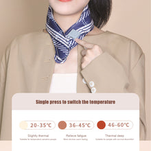 Load image into Gallery viewer, Graphene Electric Heating Scarf USB Charging Winter Warm Scarf Portable Foldable Intelligent Heating Scarf for Women
