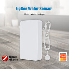 Load image into Gallery viewer, Tuya ZigBee Smart Home Water Sensor Leak Detector Flood Water leakage Alarm Works With Tuya Zigbee Hub Zigbee 2MQTT
