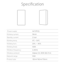 Load image into Gallery viewer, Tuya ZigBee Smart Home Water Sensor Leak Detector Flood Water leakage Alarm Works With Tuya Zigbee Hub Zigbee 2MQTT
