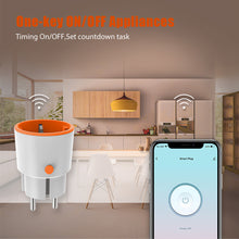 Load image into Gallery viewer, Tuya Smart Zigbee 3.0 Power Plug 16A EU Outlet 3680W Meter Remote Control Work With Zigbee2mqttt and Home Assistant Tuya Hub
