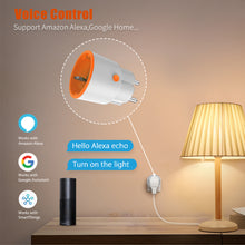 Load image into Gallery viewer, Tuya Smart Zigbee 3.0 Power Plug 16A EU Outlet 3680W Meter Remote Control Work With Zigbee2mqttt and Home Assistant Tuya Hub
