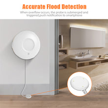 Load image into Gallery viewer, TUYA Zigbee Smart Flood Detector Built-In Battery-Powered Water Sensor Alarm Works With TUYA Smart Hub
