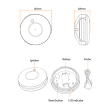 Load image into Gallery viewer, TUYA Zigbee Smart Flood Detector Built-In Battery-Powered Water Sensor Alarm Works With TUYA Smart Hub
