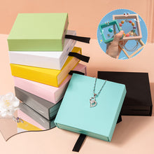 Load image into Gallery viewer, 1Pc PE Travel Jewelry Packaging Box Greeting Card Necklace Bracelet Gift Package Organizer Case Boxes
