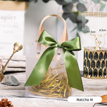 Load image into Gallery viewer, Multifunctional PVC Gift Bag Transparent Tote Bag Wedding Party Thanksgiving Day Valentine's Day Flower Gift Package Bag Shpping Makeup Bag
