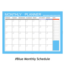 Load image into Gallery viewer, A3 Magnetic Weekly &amp; Monthly Planner Whiteboard Fridge Magnet Flexible Daily Message Drawing Refrigerator Bulletin White Board
