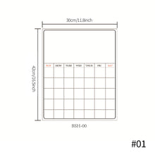 Load image into Gallery viewer, A3 Size Magnetic Dry Erased Refrigerator Whiteboard Kitchen Fridge Calendar Message Board Student Kids Monthly Planner Board
