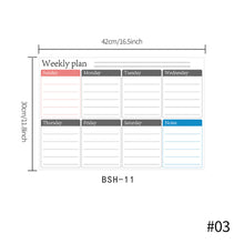 Load image into Gallery viewer, A3 Size Magnetic Dry Erased Refrigerator Whiteboard Kitchen Fridge Calendar Message Board Student Kids Monthly Planner Board
