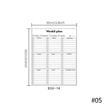 Load image into Gallery viewer, A3 Size Magnetic Dry Erased Refrigerator Whiteboard Kitchen Fridge Calendar Message Board Student Kids Monthly Planner Board

